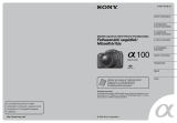 Sony DSLR-A100W Användarguide