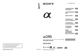 Sony DSLR-A290Y Användarguide