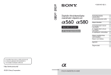 Sony DSLR-A560Y Användarguide