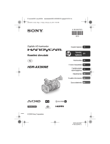 Sony HDR-AX2000E Användarguide