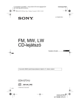 Sony CDX-GT31U Användarguide