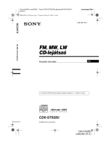 Sony CDX-GT828U Användarguide