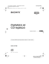 Sony CDX-GT26 Användarguide