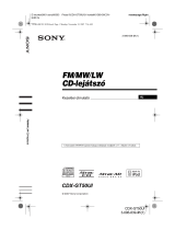 Sony CDX-GT50UI Användarguide