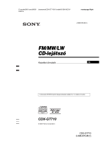 Sony CDX-GT710 Användarguide