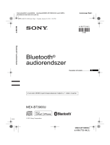 Sony MEX-BT3900U Användarguide