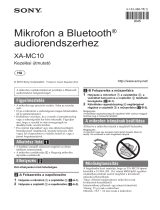 Sony XA-MC10 Användarguide
