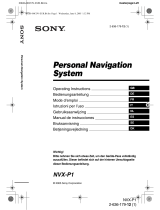 Sony NVX-P1 Bruksanvisningar