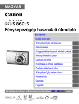 Canon Digital IXUS 860 IS Användarguide