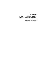 Canon FAX-L280 Användarguide