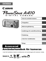 Canon PowerShot A410 Användarguide