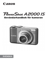 Canon PowerShot A2000 IS Användarguide