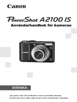 Canon PowerShot A2100 IS Användarguide