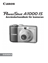 Canon PowerShot A1000 IS Användarguide