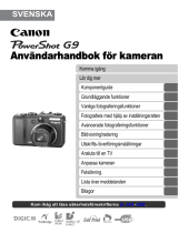 Canon PowerShot G9 Användarguide