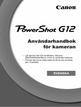 Canon PowerShot G12 Användarguide