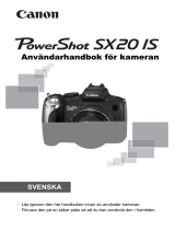 Canon Powershot SX20 IS Användarguide