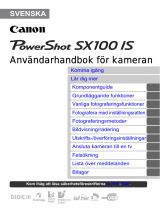 Canon PowerShot SX100 IS Användarguide