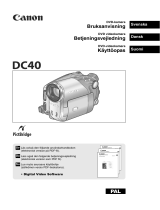 Canon DC40 Användarmanual