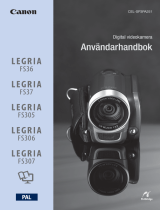 Canon LEGRIA FS37 Användarmanual