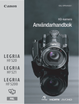Canon LEGRIA HF S200 Användarmanual