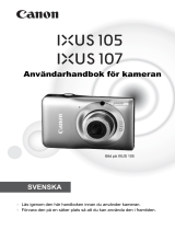 Canon IXUS 107 Användarguide