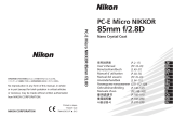 Nikon PC-E Micro NIKKOR 85mm f/2.8D Användarmanual