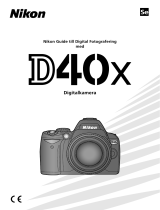 Nikon D40X Användarmanual