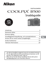 Nikon COOLPIX B500 Snabbstartsguide