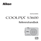 Nikon COOLPIX S3600 Användarmanual