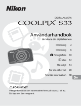 Nikon COOLPIX S33 Användarmanual