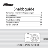 Nikon COOLPIX S5300 Snabbstartsguide