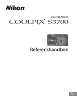 Nikon COOLPIX S3700 Användarmanual