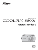Nikon COOLPIX S800c Användarmanual