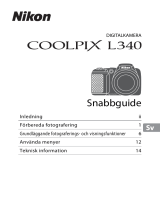 Nikon COOLPIX L340 Snabbstartsguide