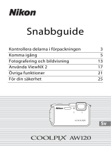 Nikon COOLPIX AW120 Snabbstartsguide