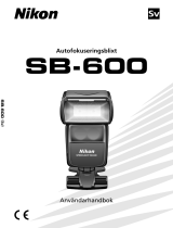 Nikon SB-600 Användarmanual