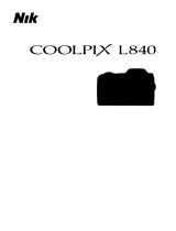 Nikon COOLPIX L840 Användarmanual