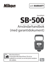 Nikon SB-500 Användarmanual