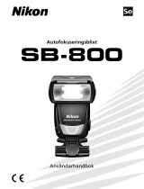 Nikon SB-800 Användarmanual