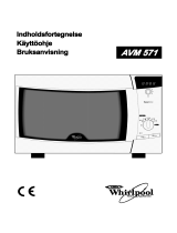 Whirlpool AVM 571/WH Användarguide