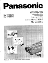 Panasonic NVVX55EG Bruksanvisningar