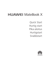 Huawei Matebook X Snabbstartsguide