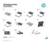 HP EliteDisplay S230tm 23-inch Touch Monitor Snabbstartsguide