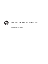 HP Z Display Z22i 21.5-inch IPS LED Backlit Monitor Användarguide