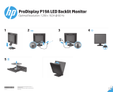 HP ProDisplay P19A 19-inch LED Backlit Monitor Installationsguide