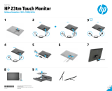 HP Pavilion 23tm 23-inch Diagonal Touch Monitor Installationsguide