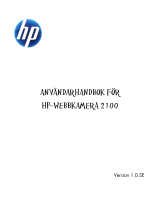 HP 2100 Webcam Användarguide