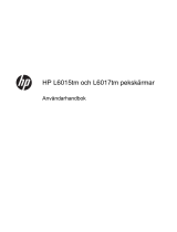 HP L6015tm 15-inch Retail Touch Monitor Användarmanual