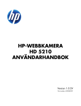 HP HD-5210 Webcam Användarmanual